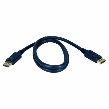 QVS 6 ft. DisplayPort Cable with Latching Connectors - Male-to-Male DP-06